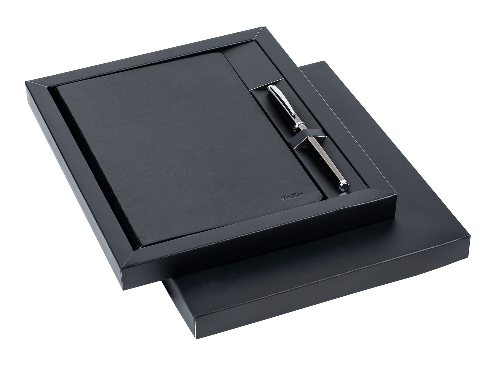 SD100-1 Premium Defter A5 Sundance Siyah & 800 Roller Titanyum Krom