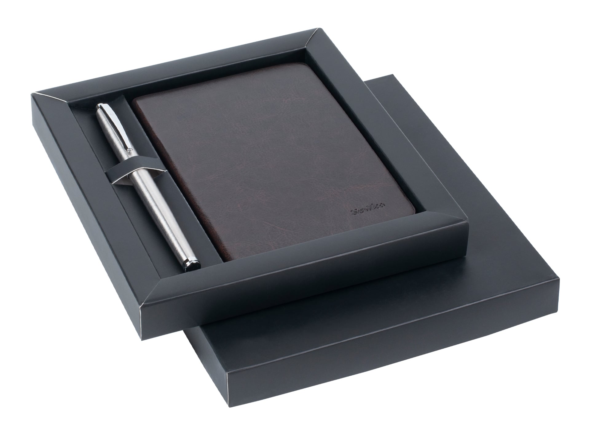 SD200-2 Premium Defter A6 Teramo Kahverengi & 800 Roller Titanyum Krom