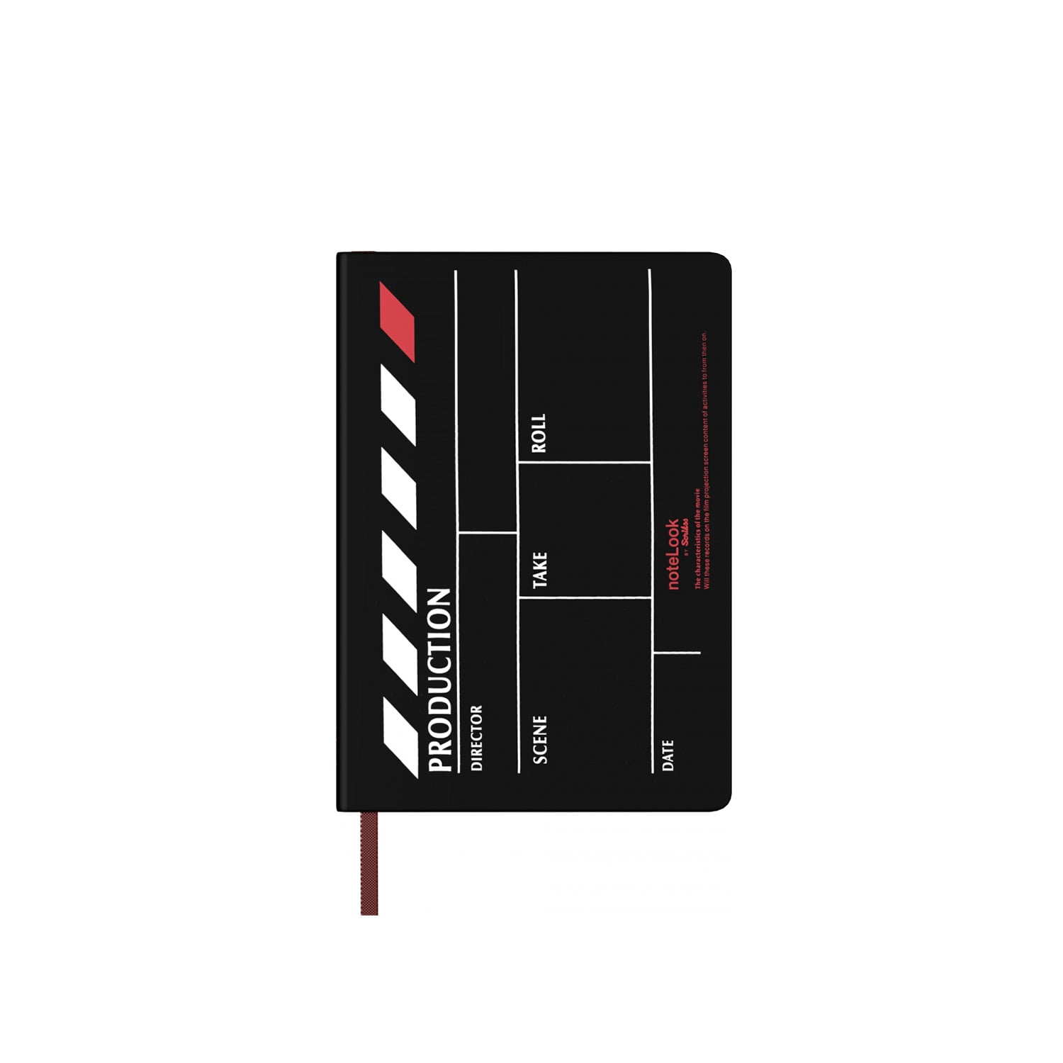  Production Defter Yatay Çizgili A6 Siyah