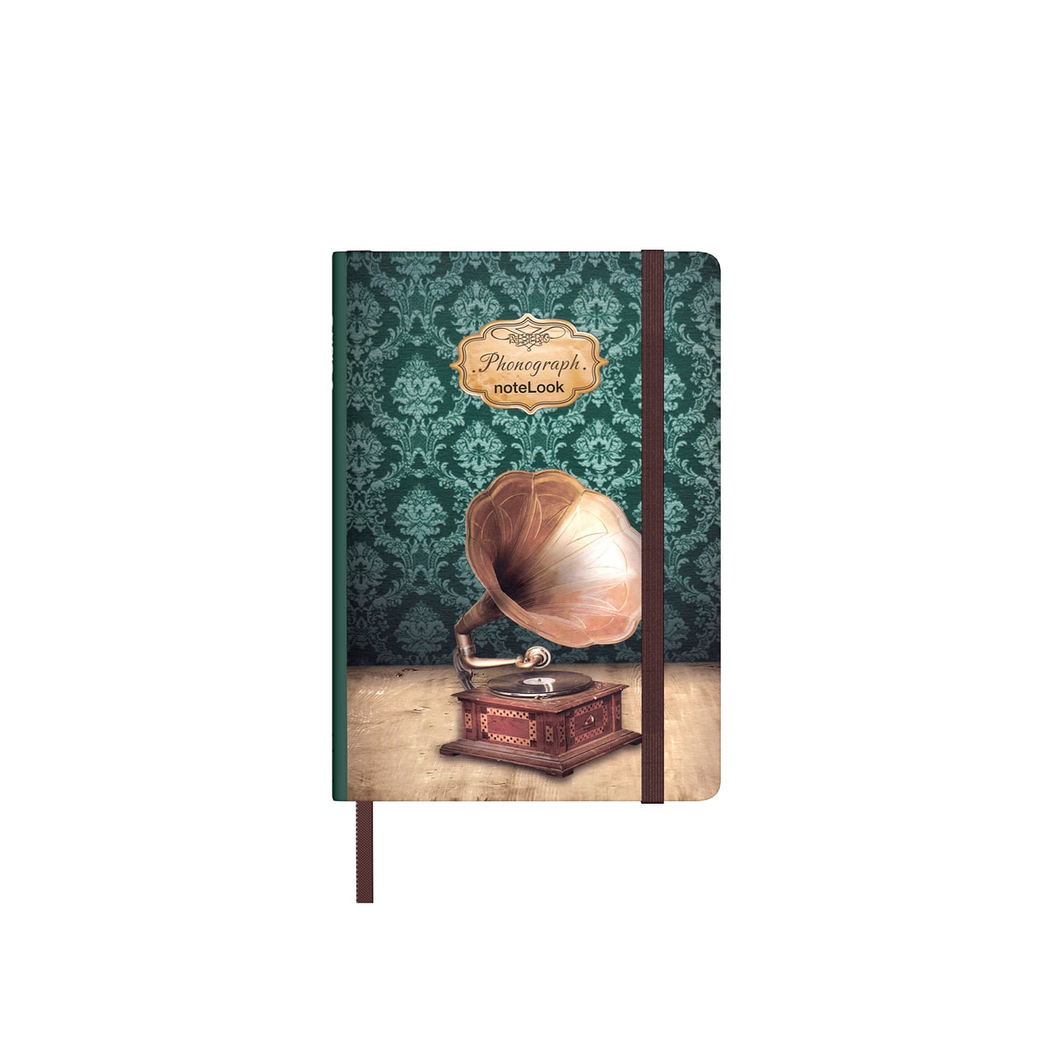  Retro Defter Çizgili A6 Phonograph