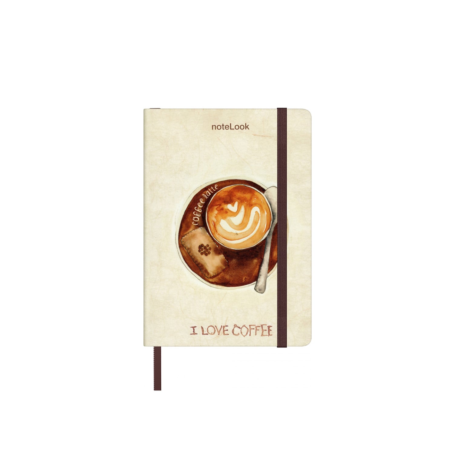  I Love Coffee Defter Çizgili A6 Latte