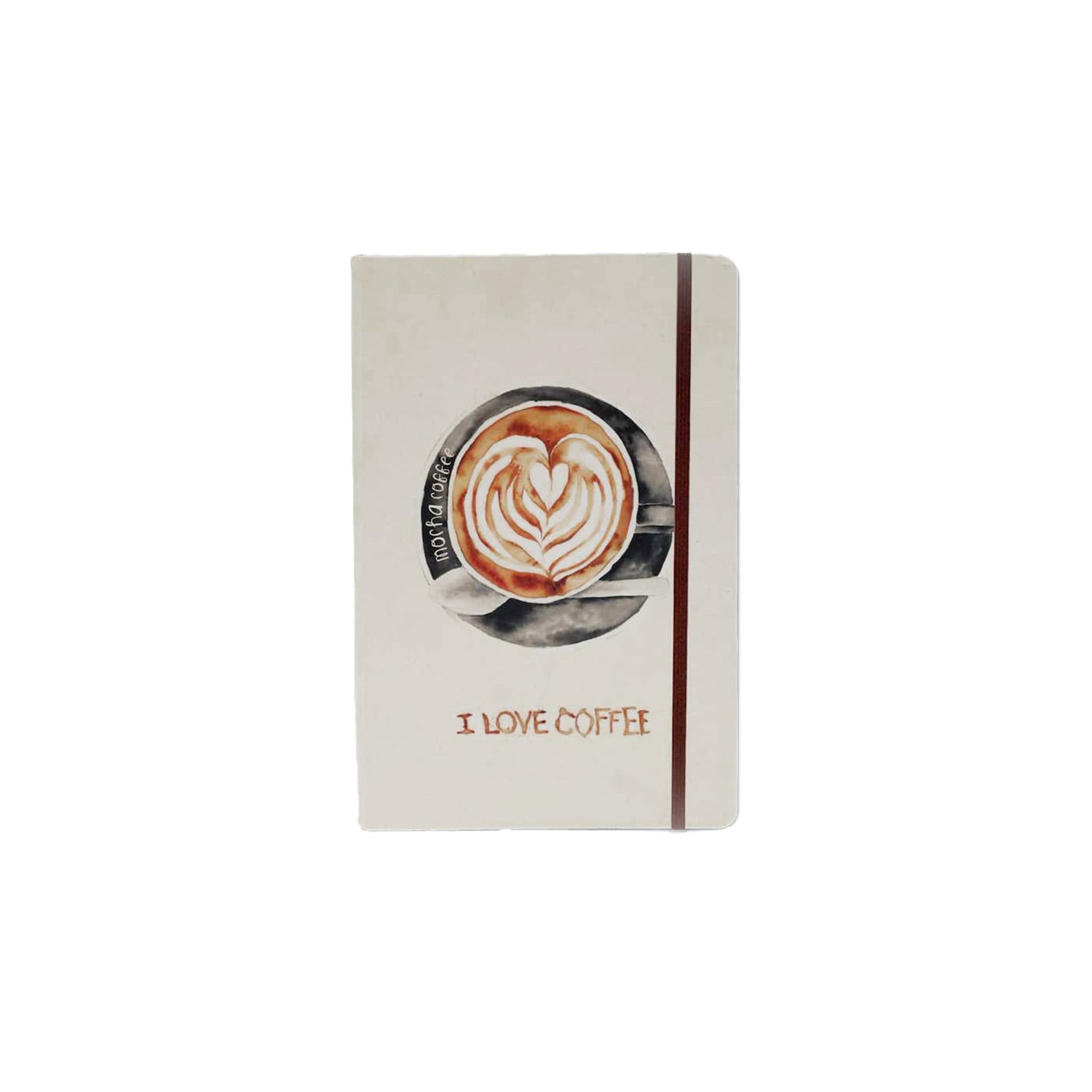  I Love Coffee Defter Çizgisiz A6 Mocha