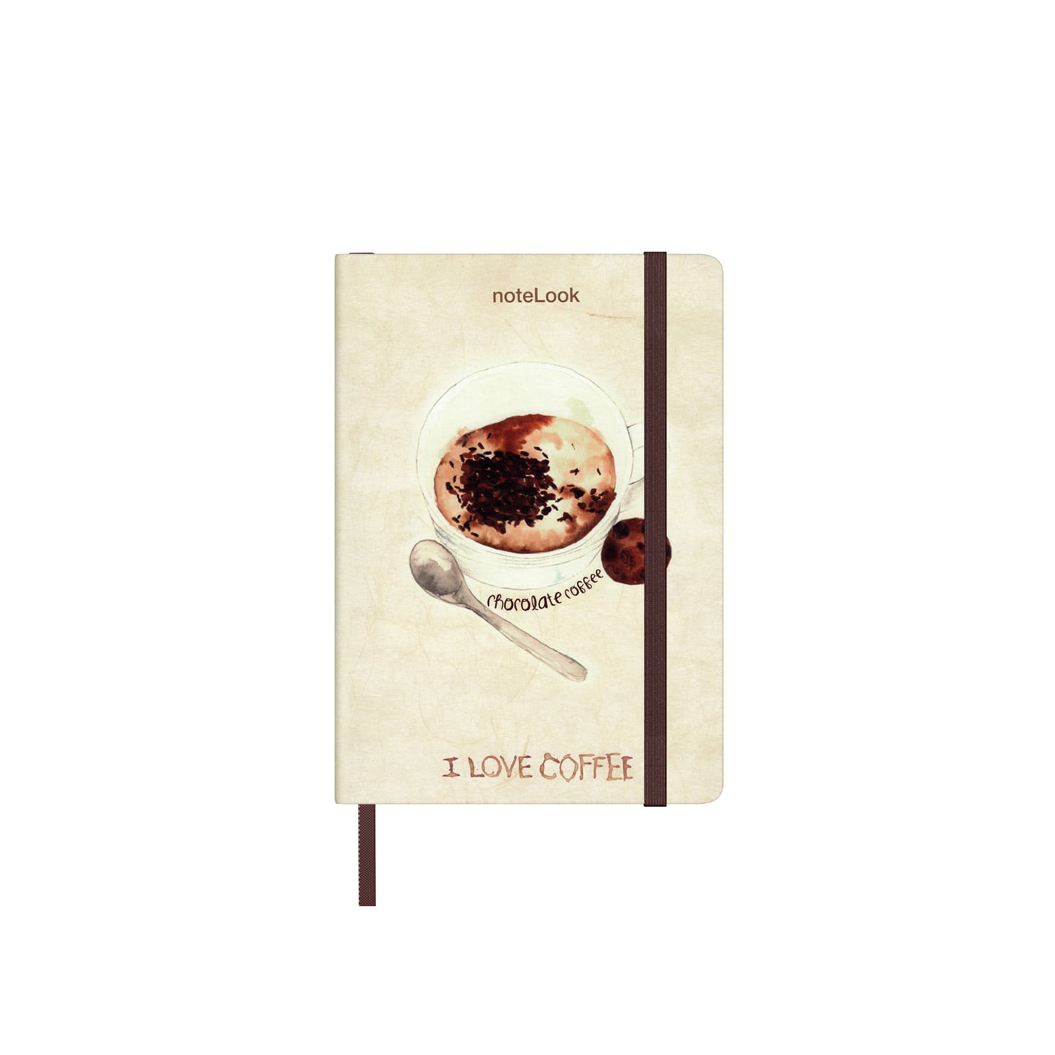  I Love Coffee Defter Çizgisiz A6 Chocolate