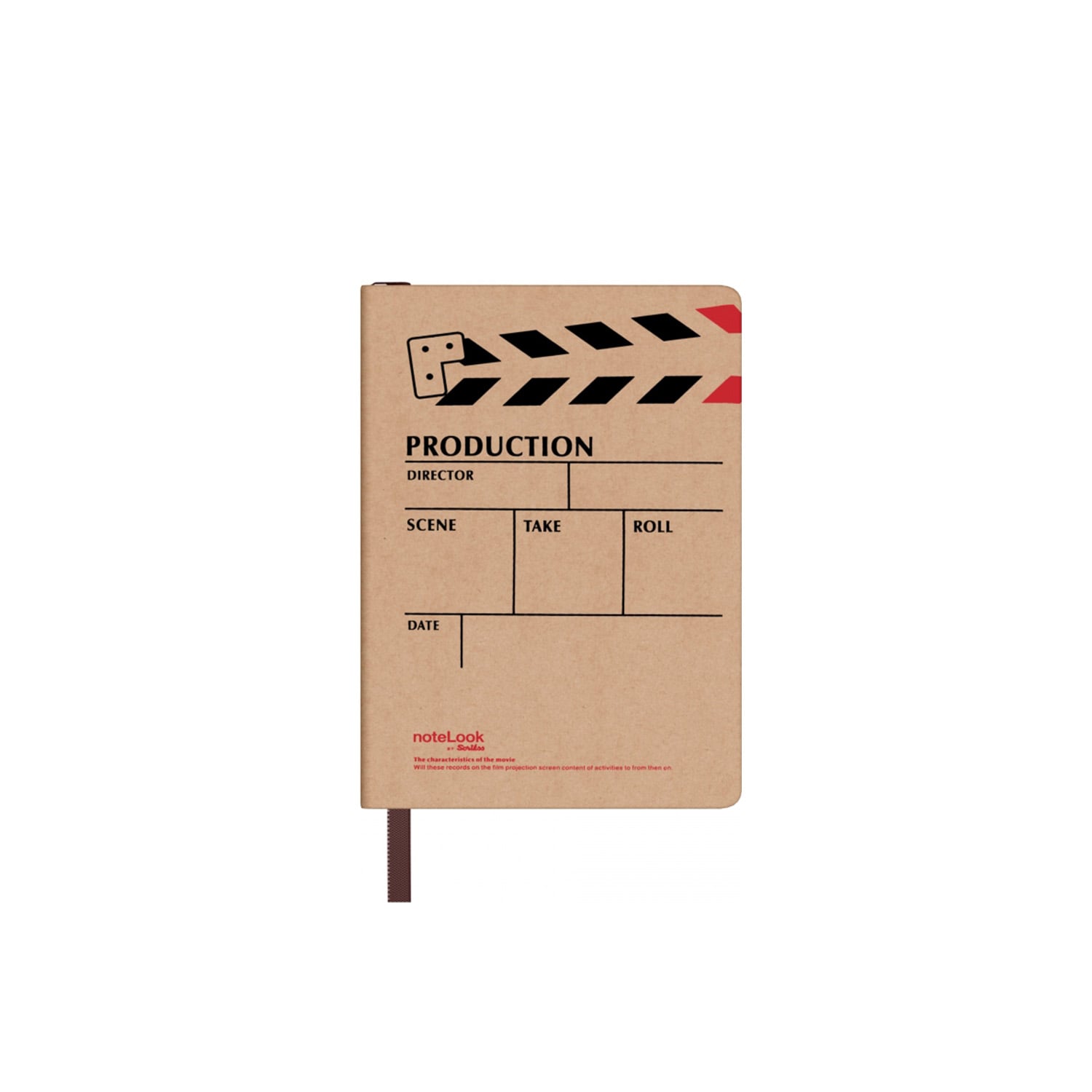  Production Defter Dikey Çizgili A7 Sarı