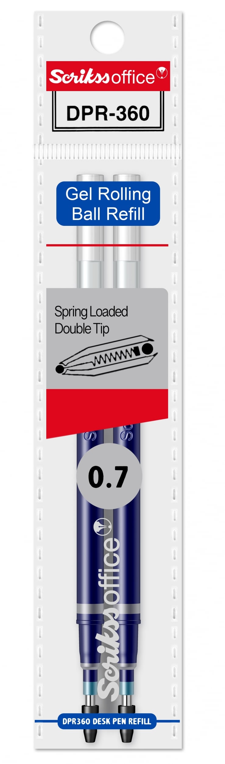 DP-360 Refil Mavi 2'li Blister