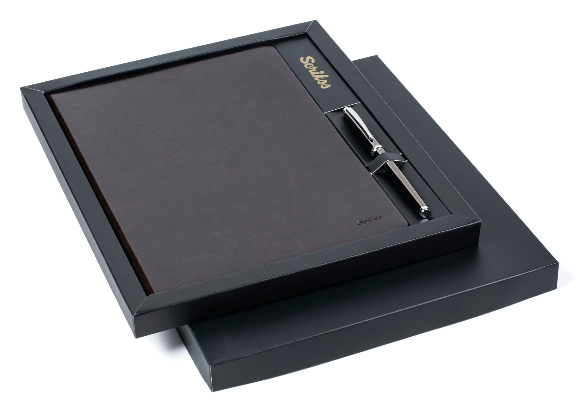 SD200-2 Premium Defter B5 Teramo Kahverengi & 800 Roller Titanyum Krom