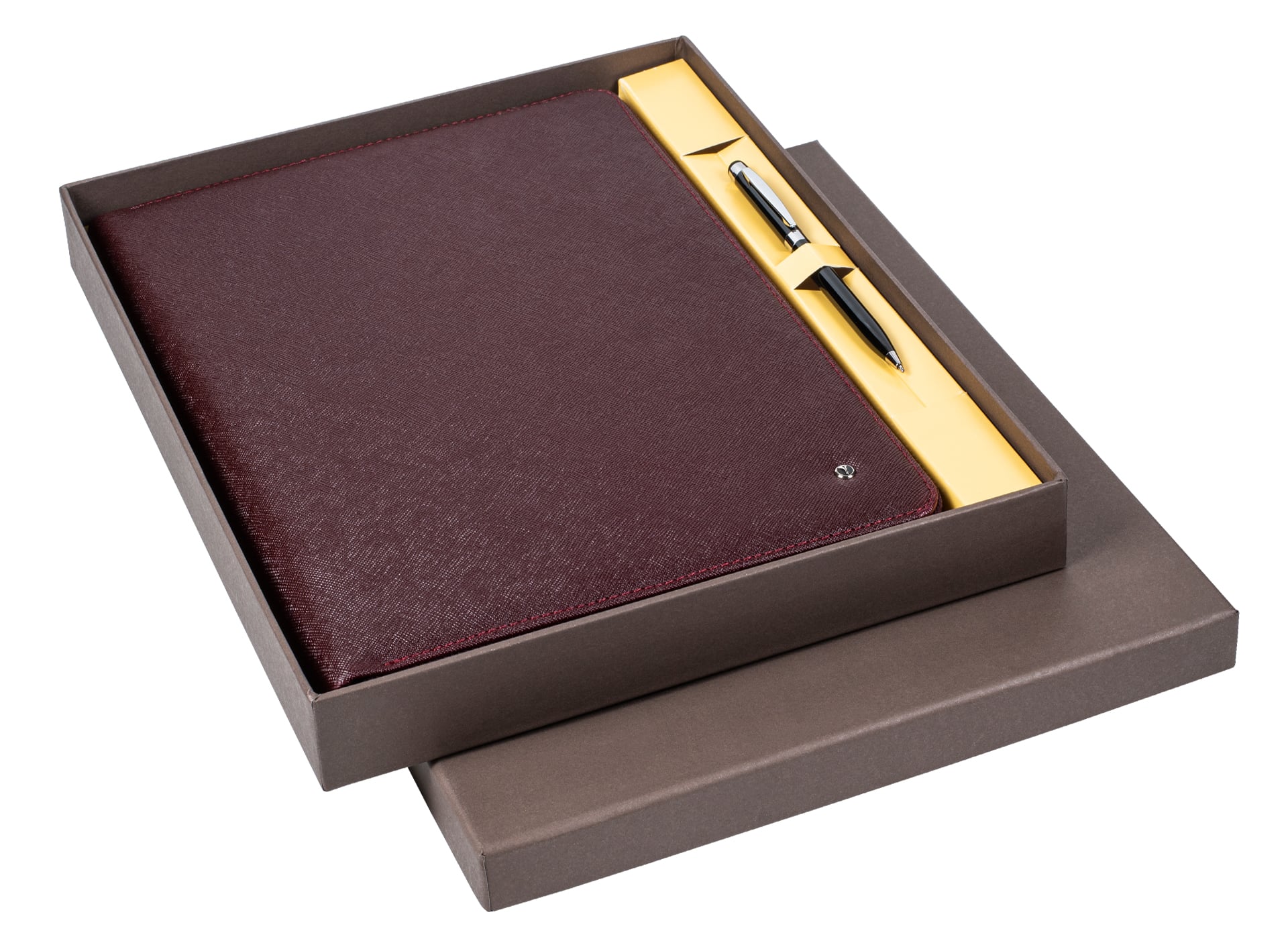 DR8113-3 Portföy - Tablet Kılıfı Bordo & 599 Touch Pen Tükenmez Kalem Siyah