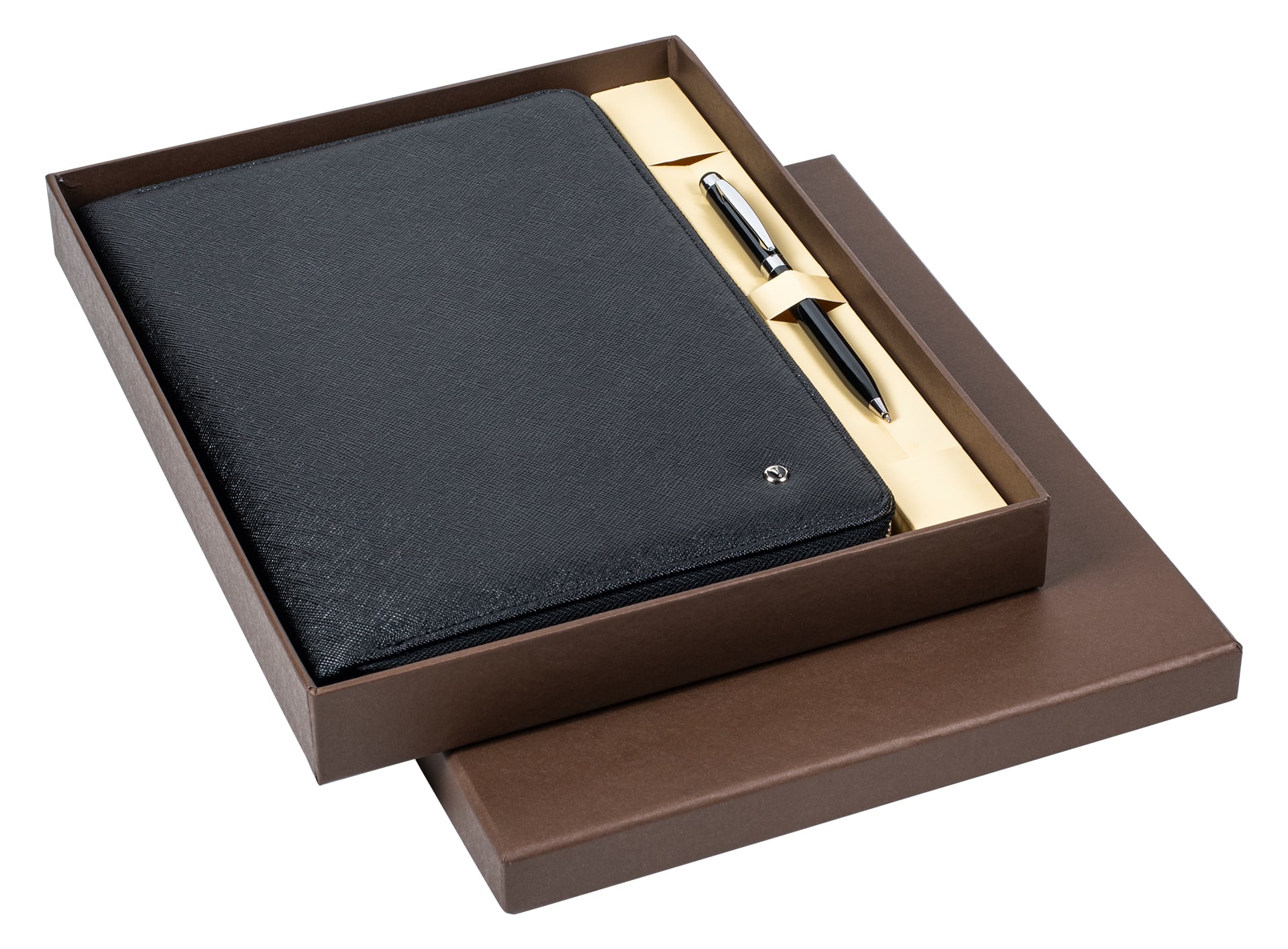 DR8113-1M Mini Portföy - Tablet Kılıfı Siyah & 599 Touch Pen Tükenmez Kalem Siyah